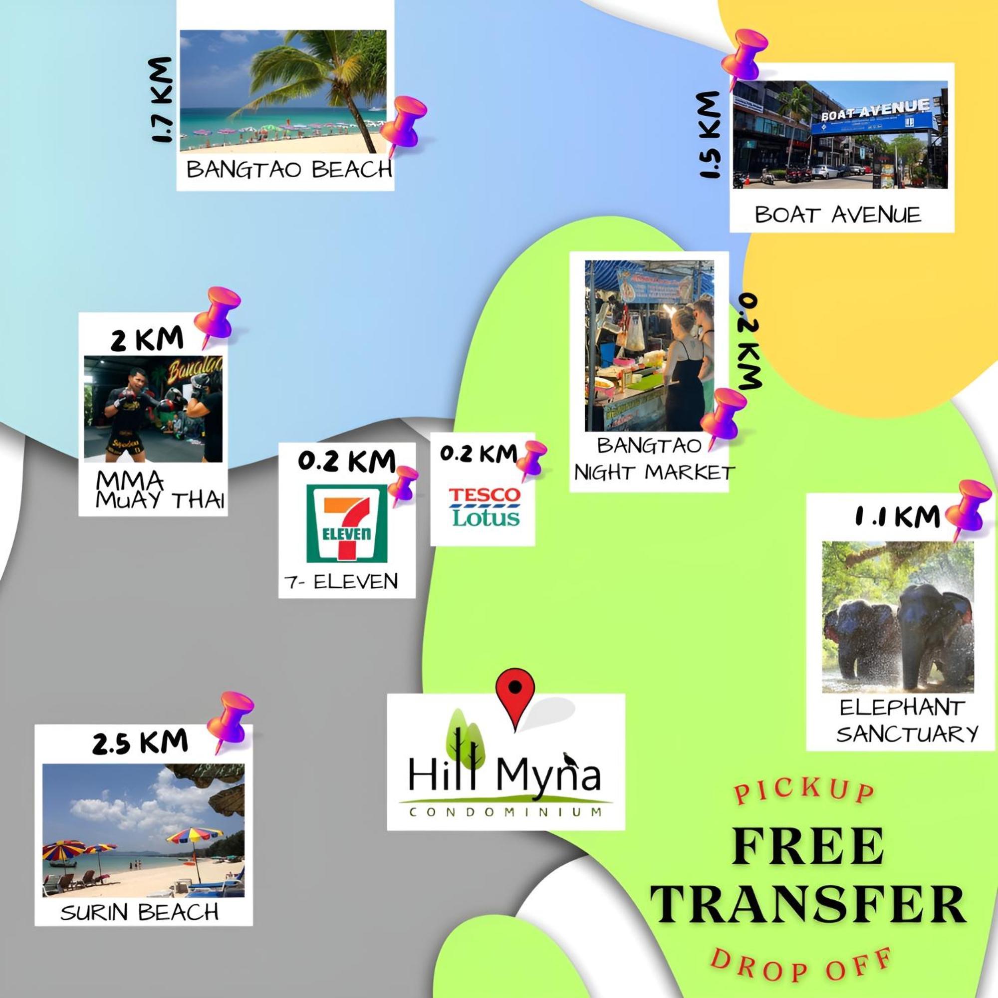 Hill Myna Condotel Official Account Bang Tao Beach  Extérieur photo